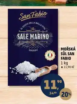 Penny Market MOŘSKÁ SŮL SAN FABIO, 1 kg nabídka