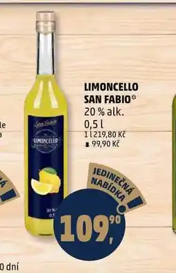 Penny Market LIMONCELLO SAN FABIO, 0,5 l nabídka