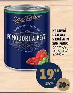 Penny Market KRÁJENÁ RAJČATA S KOŘENÍM SAN FABIO, 400 g nabídka