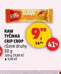 Penny Market RAW TYČINKA CRIP CROP, 50 g nabídka