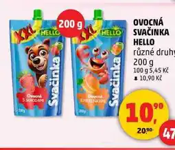 Penny Market OVOCNÁ SVAČINKA HELLO, 200 g nabídka