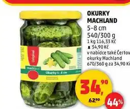 Penny Market OKURKY MACHLAND 5-8 cm, 540/300 g nabídka