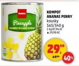 Penny Market KOMPOT ANANAS PENNY, 565 g nabídka