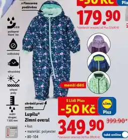 Lidl lupiluⓇ ZIMNÍ OVERAL nabídka