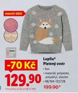 Lidl LUPILU Pletený svetr nabídka