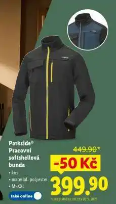 Lidl Parkside Pracovní softshellová bunda nabídka