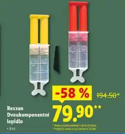 Lidl Rexxan Dvoukomponentní lepidlo nabídka