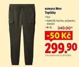 Lidl esmara Men Tepláky nabídka