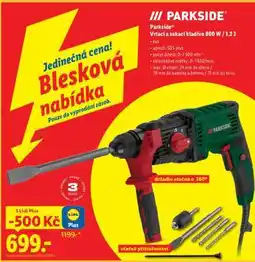 Lidl Parkside Vrtací a sekací kladivo 800 W / 1,2 J nabídka