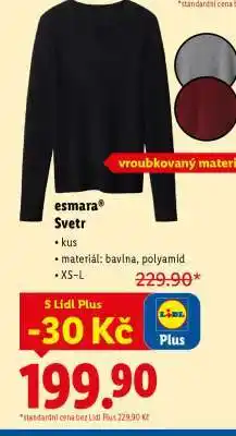 Lidl esmara SVETR nabídka
