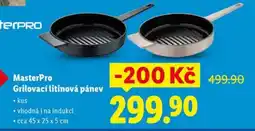 Lidl MasterPro Grilovací litinová pánev nabídka