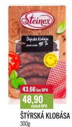 Ratio ŠTÝRSKÁ KLOBÁSA 300g nabídka
