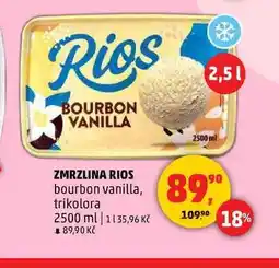 Penny Market ZMRZLINA RIOS bourbon vanilla, trikolora, 2500 ml nabídka