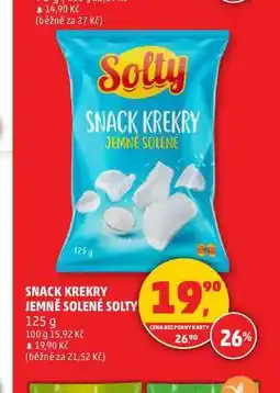 Penny Market SNACK KREKRY JEMNĚ SOLENÉ SOLTY, 125 g nabídka