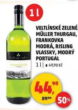 Penny Market VELTLÍNSKÉ ZELENÉ, 1 l nabídka