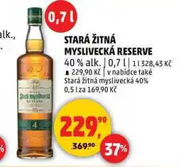 Penny Market STARÁ ŽITNÁ MYSLIVECKÁ RESERVE, 0,7 l nabídka