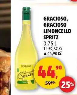Penny Market GRACIOSO LIMONCELLO SPRITZ, 0,75 l nabídka