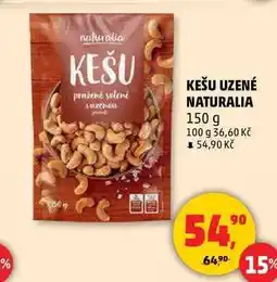 Penny Market KEŠU UZENÉ NATURALIA, 150 g nabídka