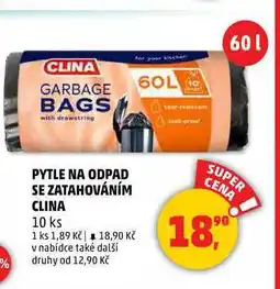 Penny Market PYTLE NA ODPAD SE ZATAHOVÁNÍM CLINA, 10 ks nabídka