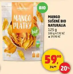 Penny Market MANGO SUŠENÉ BIO NATURALIA, 125 g nabídka