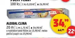 Penny Market ALOBAL CLINA, 20 m nabídka
