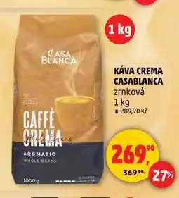 Penny Market KÁVA CREMA CASABLANCA zrnková, 1 kg nabídka