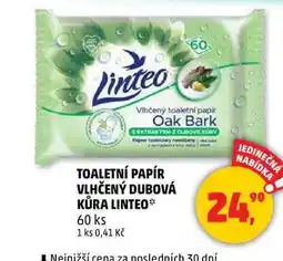 Penny Market TOALETNÍ PAPÍR VLHČENÝ DUBOVÁ KŮRA LINTEO, 60 ks nabídka