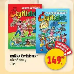Penny Market KNÍŽKA ČTYŘLÍSTEK, 1 ks nabídka