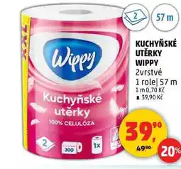 Penny Market KUCHYŇSKÉ UTĚRKY WIPPY 2vrstvé, 1 role nabídka