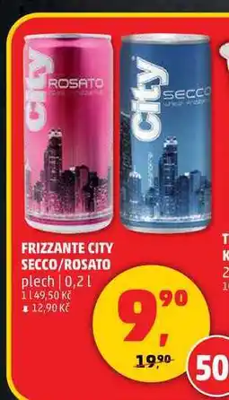 Penny Market FRIZZANTE CITY SECCO/ROSATO plech, 0,2 l nabídka
