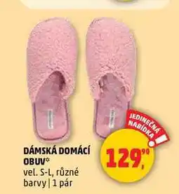 Penny Market DÁMSKÁ DOMÁCÍ OBUV, 1 pár nabídka