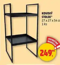 Penny Market KOVOVÝ STOLEK, 1 ks nabídka