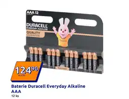 Action Baterie Duracell Everyday Alkaline AAA nabídka