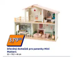 Action Dřevěný domeček pro panenky Mini Matters nabídka