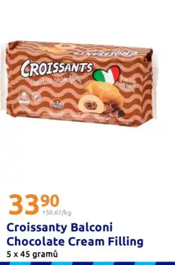 Action Croissanty Balconi Chocolate Cream Filling nabídka