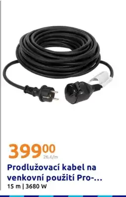 Action Prodlužovací kabel na venkovní použití Pro nabídka