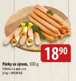 Bala Párky se sýrem nabídka
