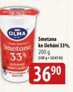 Bala OLMA Smetana ke šlehání 33% nabídka