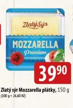 Bala Zlatý sýr Mozzarella plátky nabídka