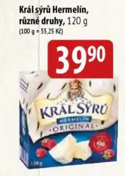 Bala Král sýrů Hermelín nabídka