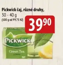 Bala PICKWICK čaj nabídka