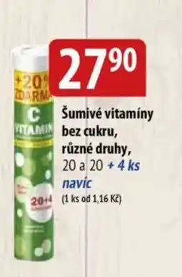 Bala Šumivé vitamíny bez cukru nabídka