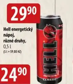 Bala Hell energetický nápoj nabídka