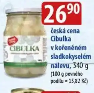 Bala Česká cena Cibulka v kořeněném sladkokyselém nálevu nabídka