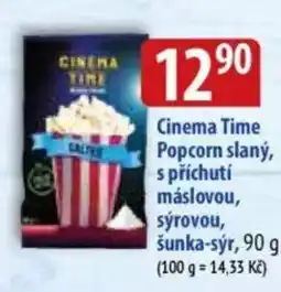 Bala Cinema Time Popcorn slaný, s příchutí máslovou, sýrovou, šunka-sýr nabídka