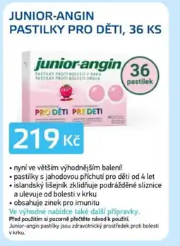 Lékárna AGEL Junior-Angin pastilky pro děti nabídka
