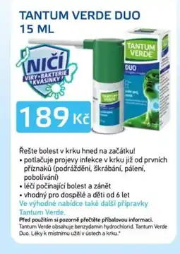 Lékárna AGEL Tantum verde duo nabídka