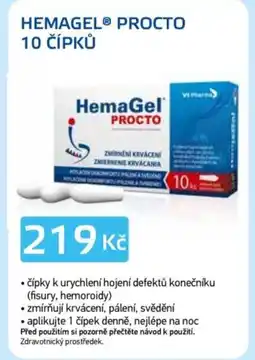 Lékárna AGEL Hemagel® Procto nabídka
