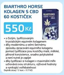 Lékárna AGEL Biarthro Horse kolagen s CBD nabídka