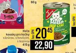 Jip Hello kousky pro kočky 415 g nabídka